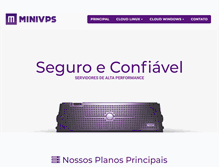 Tablet Screenshot of minivps.com.br